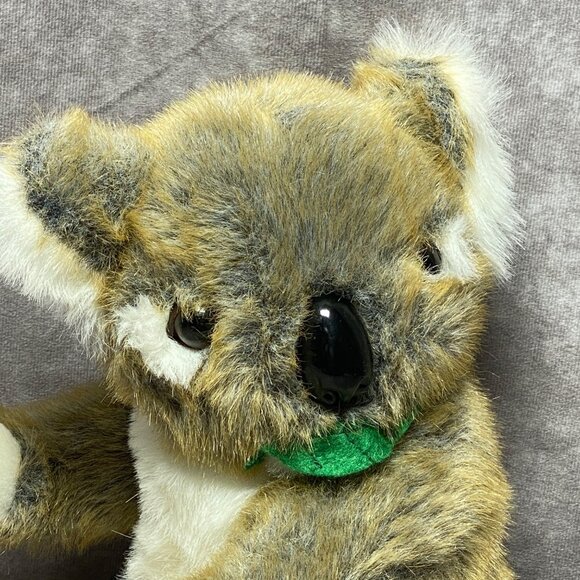 Animal Planet Plush Koala Bear Stuffed Toy With Green Leaf 11.5" - Picture 4 of 10
